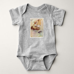 Peter Pan on Nest Raft Baby Bodysuit