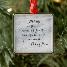 Peter Pan Quote |  Ornament