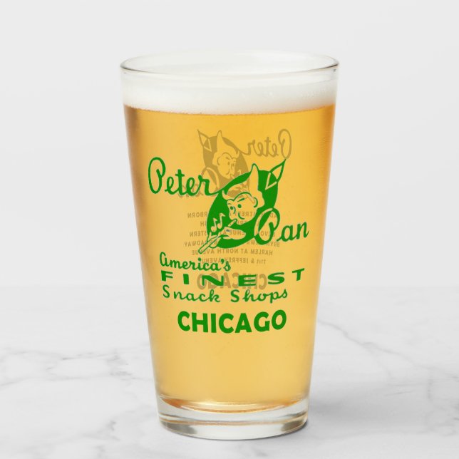 Peter Pan Snack Shop, Chicago Glass (Front Filled)