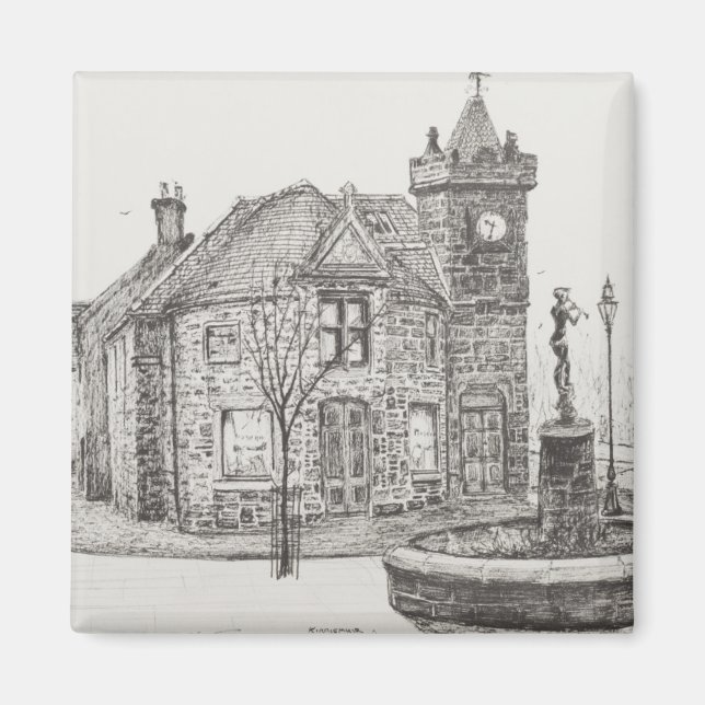 Peter Pan Statue Kirriemuir Scotland 2007 Magnet (Front)