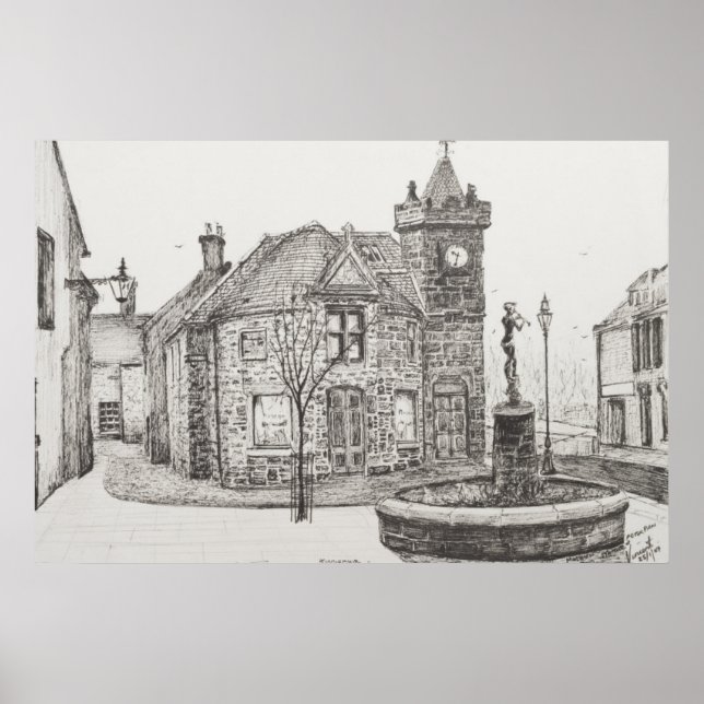 Peter Pan Statue Kirriemuir Scotland 2007 Poster (Front)