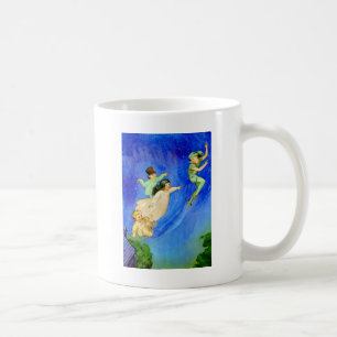 PETER PAN, WENDY, JOHN AND MICHAEL FLY AWAY COFFEE MUG