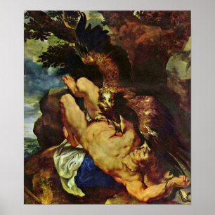 Peter Paul Rubens - chained Prometheus Poster