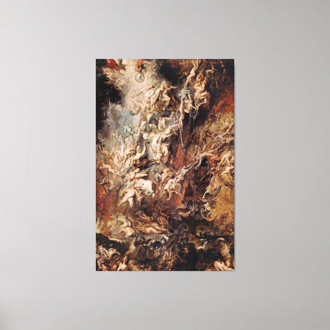 Peter Paul Rubens  Fall of the Damned Canvas Print (Front)