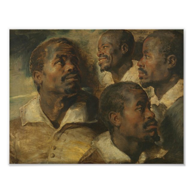 Peter Paul Rubens - Four Studies of a Head Photo Print (Front)