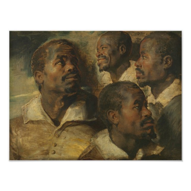 Peter Paul Rubens - Four Studies of a Head Photo Print (Front)