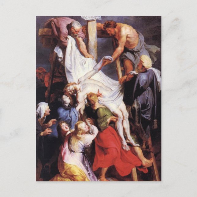 Peter Paul Rubens - From the Cross Postcard (Front)