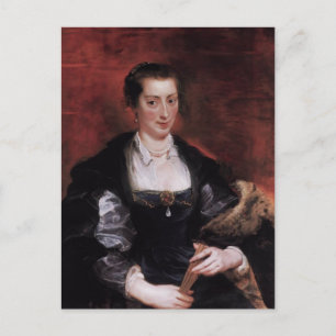 Peter Paul Rubens- Isabella Brandt, First Wife Postcard