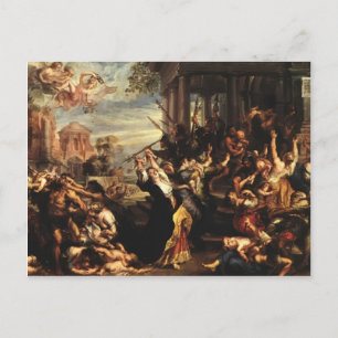 Peter Paul Rubens- Massacre of the Innocents Postcard