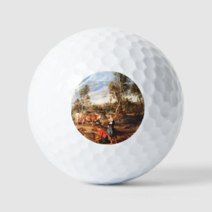 Peter Paul Rubens Milkmaids with Cattle in a Lands Golf Balls