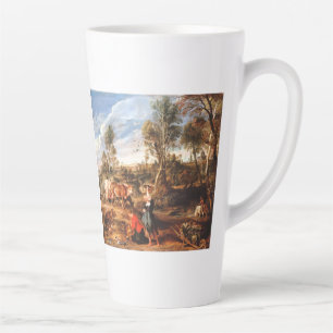Peter Paul Rubens Milkmaids with Cattle in a Lands Latte Mug