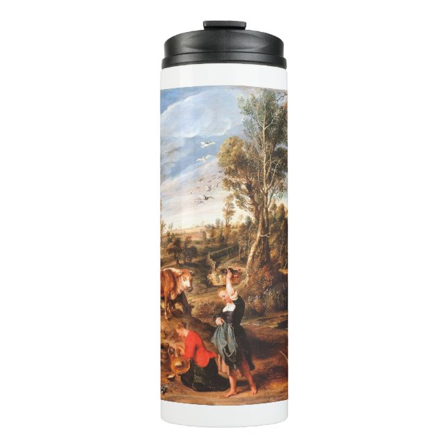Peter Paul Rubens Milkmaids with Cattle in a Lands Thermal Tumbler (Front)