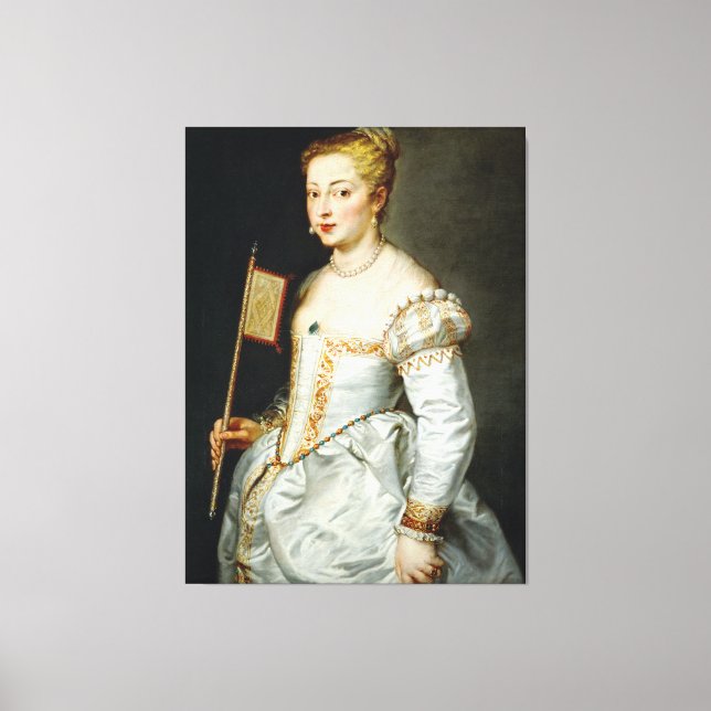 Peter Paul Rubens Portrait of a Lady Canvas Print (Front)