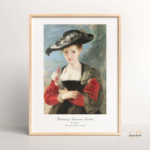 Peter Paul Rubens Portrait of Susanna Lunden Paint Poster