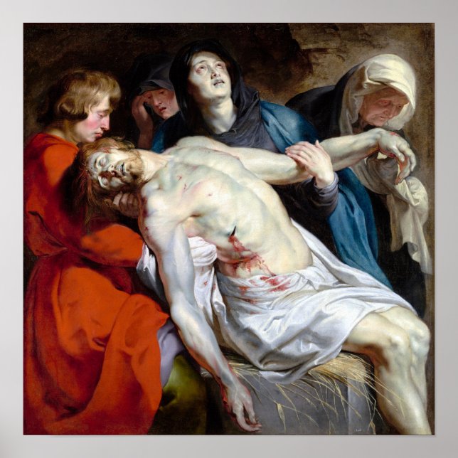 Peter Paul Rubens The Entombment Poster (Front)