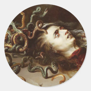Peter Paul Rubens - The Head Of Medusa - Baroque P Classic Round Sticker