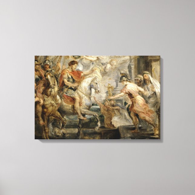Peter Paul Rubens -Triumphant Entry of Constantine Canvas Print (Front)