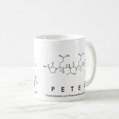 Peter peptide name mug (Front Right)