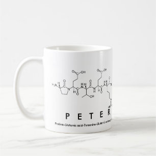 Peter peptide name mug