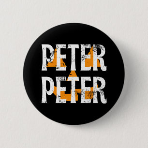 Peter Peter Fall Season Pumpkin 6 Cm Round Badge