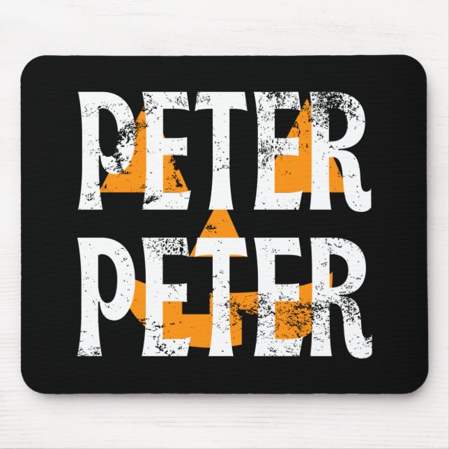 Peter Peter Fall Season Pumpkin Mouse Mat (Front)