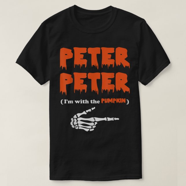 Peter Peter im with the pumpkin Halloween costume  T-Shirt (Design Front)