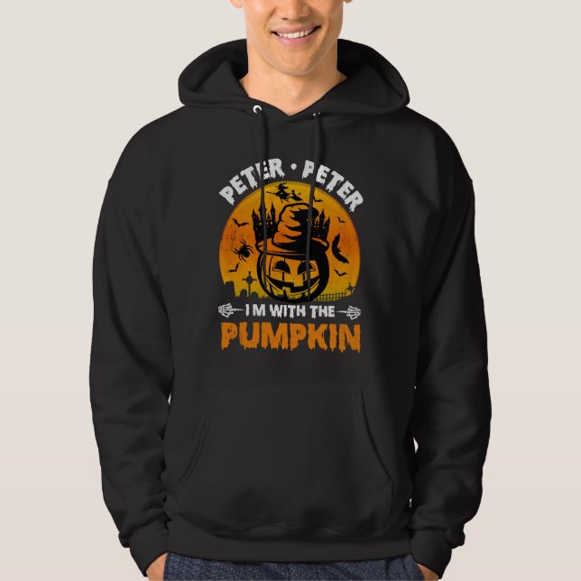 Peter Peter I'm With The Pumpkin Hoodie (Front)