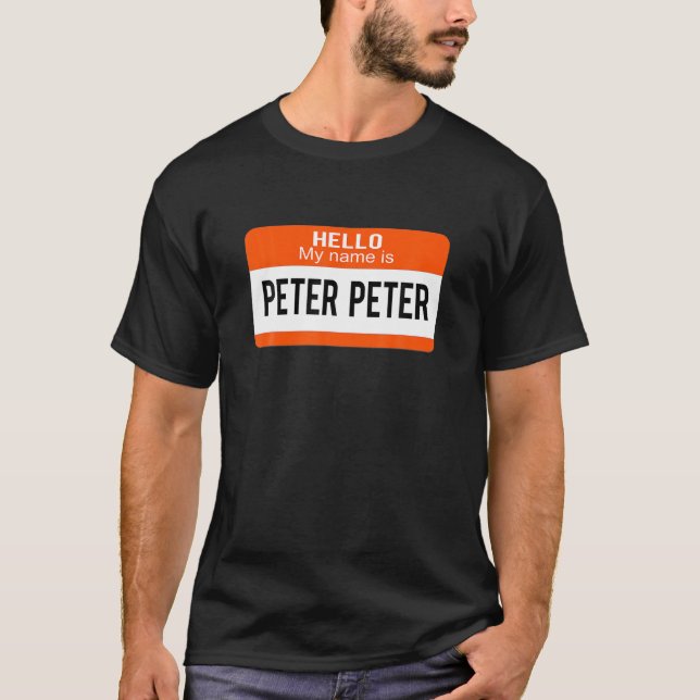 Peter Peter Pumpkin Eater Halloween Matching T-Shirt (Front)