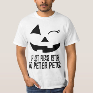 Peter Peter Pumpkin Eater Wife Couples Costume T-Shirt