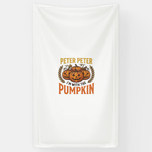 Peter Peter Pumpkin Vintage Halloween Shirt Design Banner