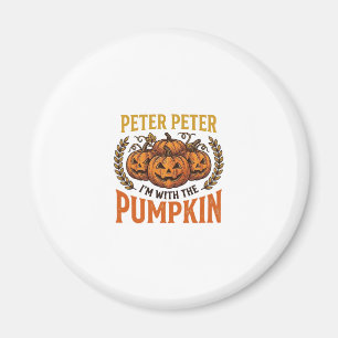 Peter Peter Pumpkin Vintage Halloween Shirt Design Magnet