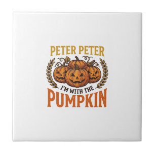Peter Peter Pumpkin Vintage Halloween Shirt Design Tile