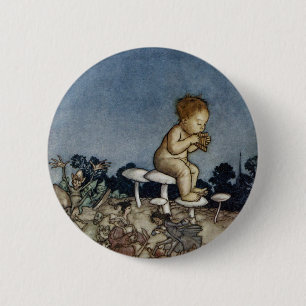 Peter Played His Flute 6 Cm Round Badge