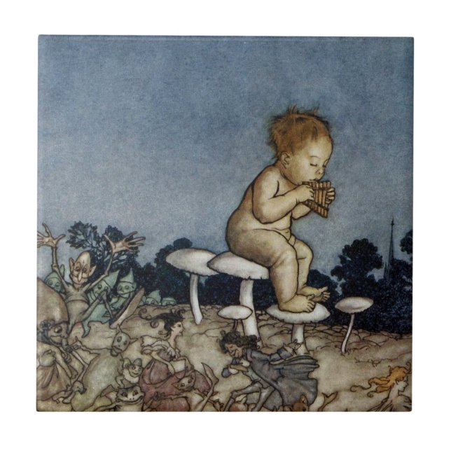 Peter Played His Flute Tile (Front)