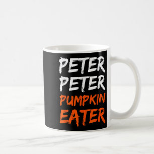 Peter Pumpkin Costume Eater Halloween Coffee Mug