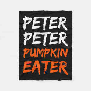 Peter Pumpkin Costume Eater Halloween Fleece Blanket