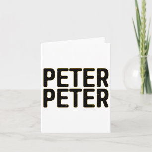 Peter Pumpkin Eater Halloween Costume  Card