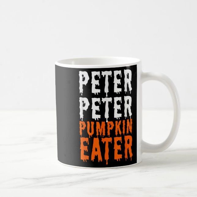 Peter Pumpkin Eater Halloween Costume Couple Men  Coffee Mug (Right)
