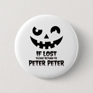 Peter Pumpkin Eater Halloween Couples Costume 6 Cm Round Badge