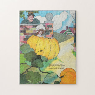 Peter Pumpkin-Eater Mother Goose Nursery Rhyme Jigsaw Puzzle