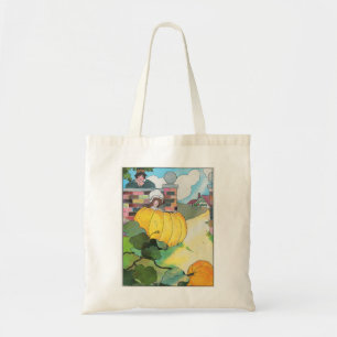 Peter Pumpkin-Eater Mother Goose Nursery Rhyme Tote Bag