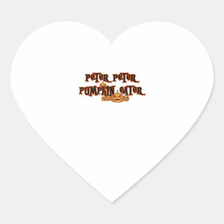 Peter Pumpkin Eater Pumpkin Pie Lover Halloween Th Heart Sticker