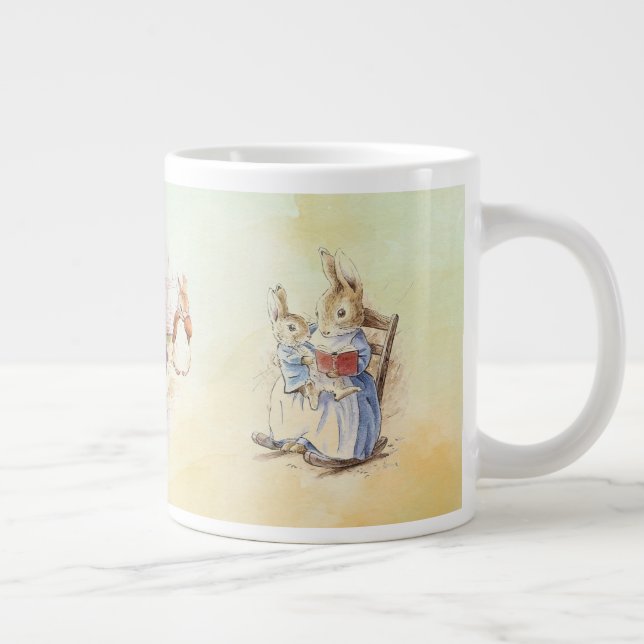 Peter Rabbit and Beniamin Bunny  Large Coffee Mug (Right)