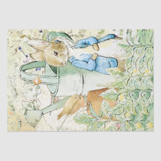 Peter Rabbit and bird Tissue Paper (Front)