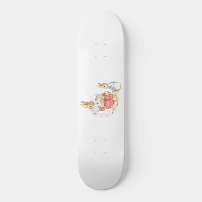 Peter Rabbit and his Sisters (by Beatrix Potter) Skateboard (Front)