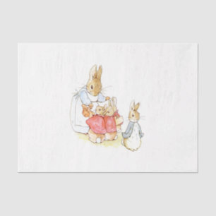 Peter Rabbit and his Sisters (by Beatrix Potter) Tissue Paper