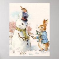 Peter Rabbit and the Snowman by Beatrix Potter