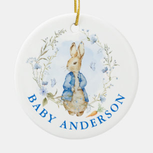 Peter Rabbit Baby Coming Soon Ceramic Tree Decoration