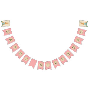 Peter Rabbit Baby Girl's First Birthday Bunting