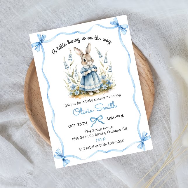 Peter Rabbit Baby Shower Invitation (Creator Uploaded)
